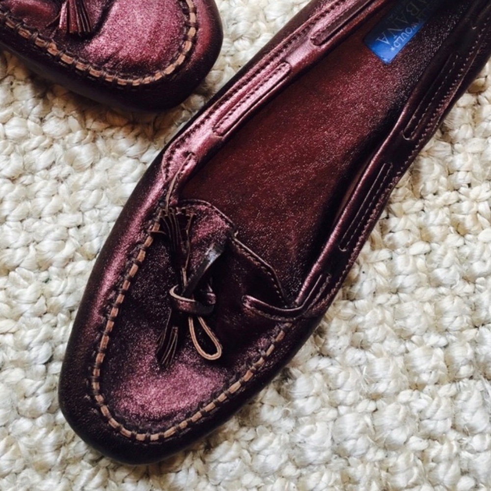 Hollywould Cabana Italy Bronze Tassel Loafters